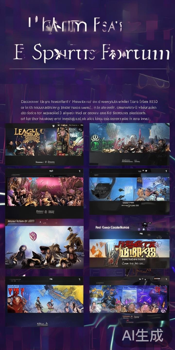 泛亚电竞贴吧论坛设有多个专属板块，涵盖从竞技类到休